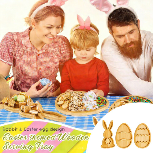 Festival Rabbit Shape Kitchen Organizers Tray Crafted from-3 2