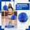 8 metallic cheer pompons van 30 cm met ringvorm 2