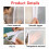Capa protetora transparente e impermeável para roupas, ideal para pendurar e guardar. 5