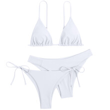 Seturi de bikini pentru femei, set bikini bandeau din trei piese, costum de baie push-up cu cover up, costum de plajă și costum de baie, bikini