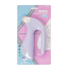 Ergonomic Handle Tracing Wheel for Leather Paper Cloth, Replaceable Craft Sewing Tracing Wheel with Storage Case
