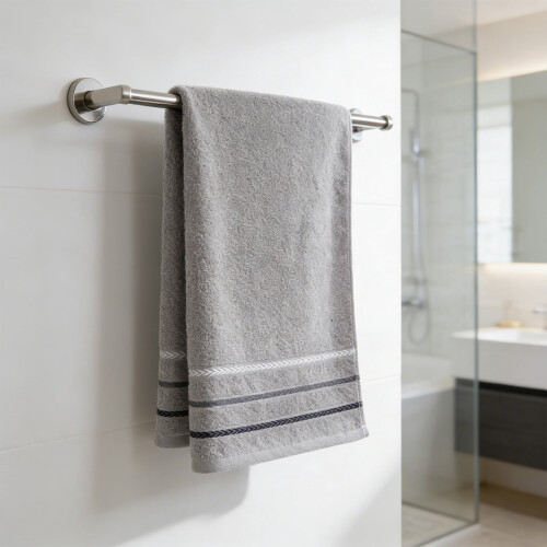 Toalha de Banho de Algodão 73x34cm Ultramacia e Absorvente 1