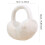 Cache-oreilles en peluche pliables 14 x 12 cm 2