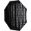 Honeycomb Gitter til 65 cm ottekantet softbox, sort 1