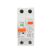 RCBO A-type 30mA 2P 230V overload short-circuit leakage