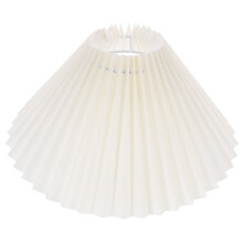 Abat-jour plissé style vintage Minkissy pour lustre ou table de chevet, 25 x 25 x 16 cm - Design