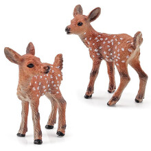 Décorations de Noël rennes Qocolhg, lot de 2 figurines de rennes en plastique pour table – Compatibles avec les articles de décoration