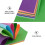 100-Set Colored Cardstock Paper Assorted, Folding, Educational and Art Projects 7