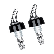 2PCS Plastic Bottle Pourer Wine Dispenser For Exact-Transparent