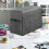 Useful Sewing Machine Storage Case Dust Cover-Light Grey 3