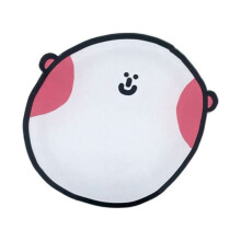 Søt smiley tegneserie akryl coaster kopp matte pute krus holder matte kaffe drikker plassbrikker varmebestandig bolle pute