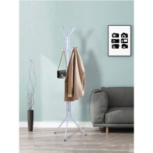 1PC Metal Coat Stand, Tree-Shaped with 12 Hooks, Compatible with Hats, Coats, Scarves & Handbags