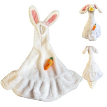 QenASHaing Osterhasen aus Filz – Handgefertigte Hasenfiguren aus Wollfilz, niedliche Filzhasenfigur für den Weihnachtsbaum, Frühlingsgeschenk