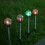 Solar-Gartenleuchten, rund, Glas, LED, 6er-Pack 4