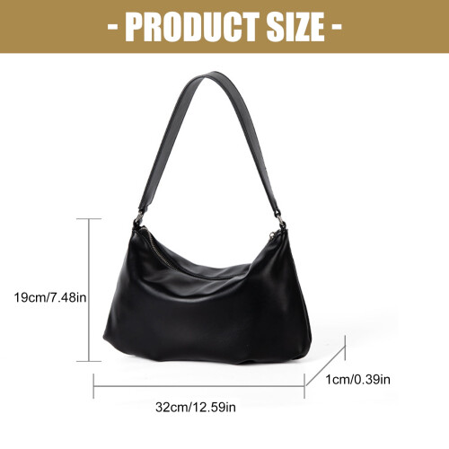 Bolsa de ombro feminina em PU – Compacta e versátil 2