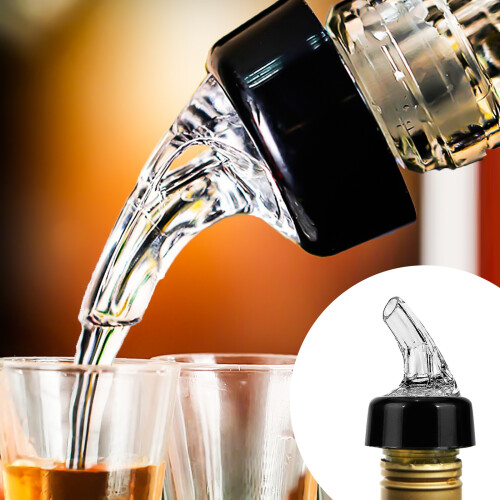 45ml Plastic Wine Pourer Accurate Liquor Dispensing Seal-Red 2