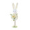 Easter Rabbit Standing Doll with Floral Accents, 1 Pack 1