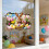 Easter bunny wall decals 15.7x24 inch 4