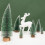 Mini-Weihnachtsbaum-Dekorationsset (künstlich, immergrün) 1