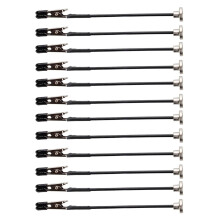 Model Coloring Clip Long Tail Clamp Rubber-12 bendable color cl