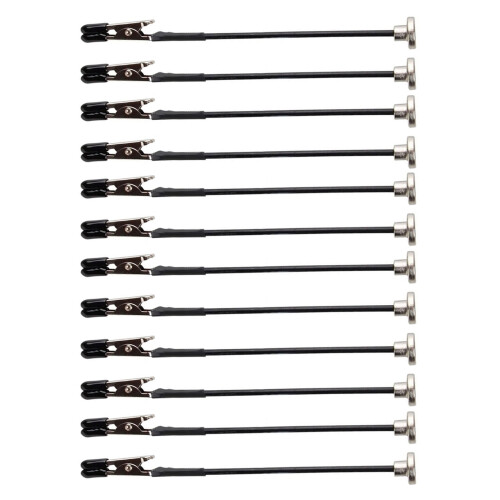Model Coloring Clip Long Tail Clamp Rubber-12 bendable color cl