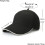Unisex baseballcaps – justerbar snapback, mørkegrå 3