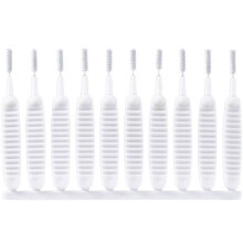 Kleine Reinigungsbürsten für Duschkopf im 10er-Pack White