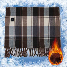 Cordless USB Heated Shawl,Outdoor Portable Electric Blanket,USB Heated Throw 3 Heating Levels,Softnees Heating Blanket for neeck and Shoulder
