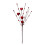 Heart-Shaped Berry Picks Red Berries 12 pcs 2