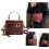Γυναικεία τσάντα μακιγιάζ crossbody Retro Style1 τεμάχιο 2