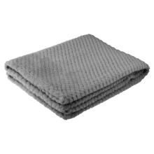 Thickened Color Pineapple Grid Blanket Coral Fleece Lightweight Blanket