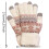 Rood-witte kersthandschoenen voor touchscreen, dames, 2 stuks 2