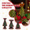 Julgransljusstake, Hemrestaurangdisk Skrivbord Julstämningsdekoration, Stil B 4