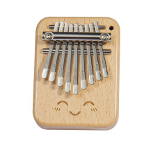 9-Key Tiny Kalimba Houten 9-Key Finger Piano Roestvrij staal