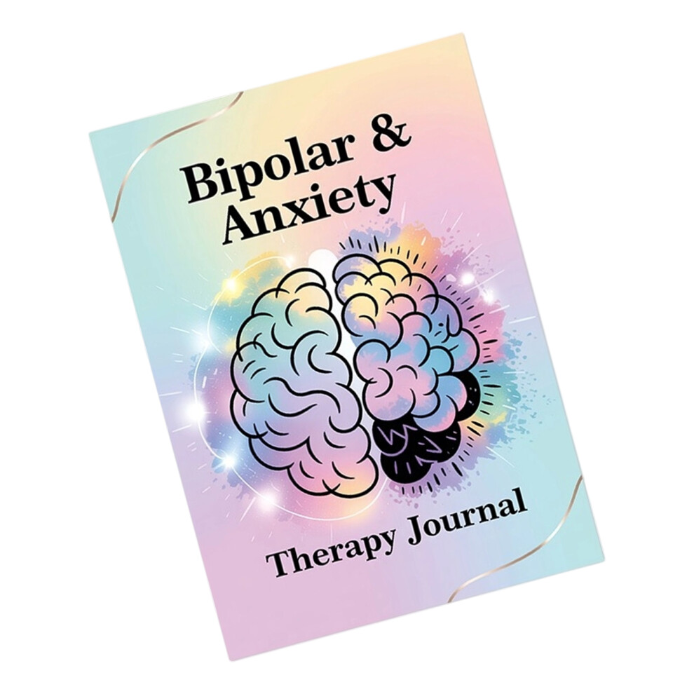 Therapy Notebook Bipolar&Anxiety Therapy Gentle Cotton Pages For