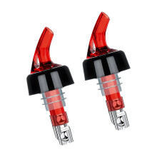 45ml Plastic Wine Pourer Accurate Liquor Dispensing Seal-Red