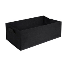 Versatile Nonwoven Fabric Gardening Pots With-Black 40x30x20cm