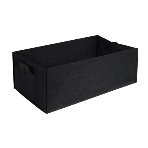 Nicht gewebter Pflanzbeutel mit großem-Schwarz 40x30x20cm