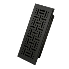 Elegant Iron Floor Register Opening Cover For Improved-Black