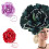Overdreven bloem haarband haaraccessoire voor bruiloften,-Rood 3