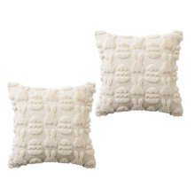 Europese stijlen jacquard kussenbeschermers in-45x45cm Lichtgeel