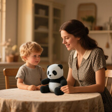 Reuzenpanda pluche speelgoed, superzacht, 50 cm
