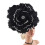 Luxe oversized bloem haarband overdreven-Zwart Groen 6
