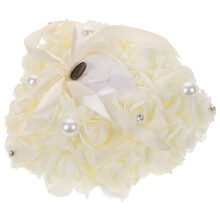 Coussin en forme de cœur doux pour alliances, lot de 1, pour une demande en mariage