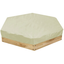 Hexagonal Sandbox Cover for Backyard Outdoor Rainproof Sun Protective Sand Box Cover Waterproof Wear Resistant Protector