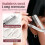Eyebrow Trimmer Scissors with Comb Stainless Steel 3