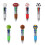 Novelty 4-Color Retractable Pen Shaped Like-Baseball 20PCS 2