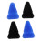 4Pcs Assorted Color Silicone Tuning Fork Holder for Meditation and Therapy 7
