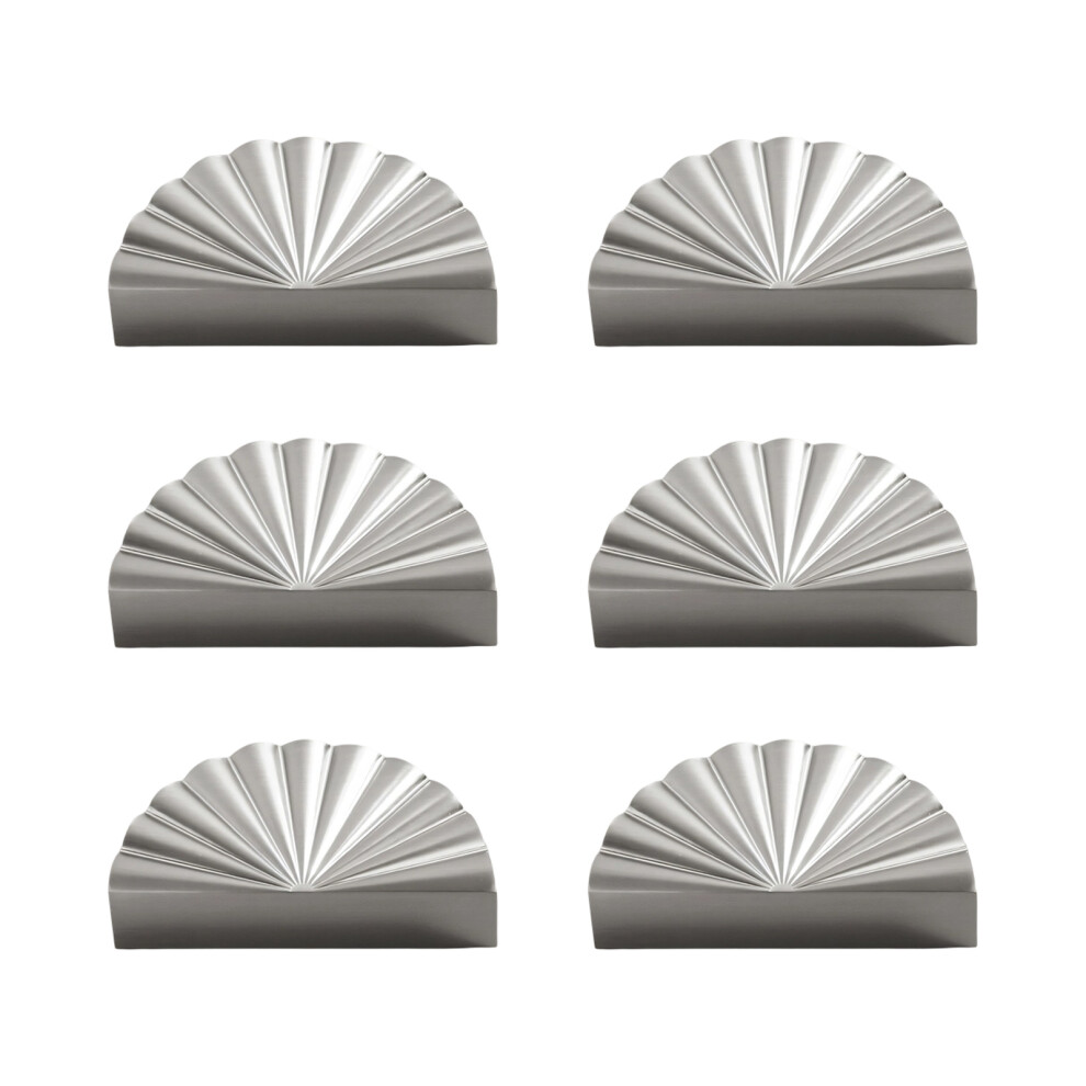 6Lots Drawer Handles Sophisticated Furniture Pulls-76Mm Brushed 7754001495817