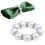Rond de serviette perle or blanc 1 pièce 1